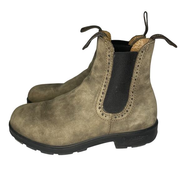 Blundstone Shoes - GUC Blundstone Chelsea Boots Suede Leather AU 6.5 US 9.5 Original Brown Workwear